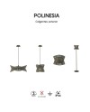 POLINESIA * LÁMPARA 30 CM DIAMETRO - IP44